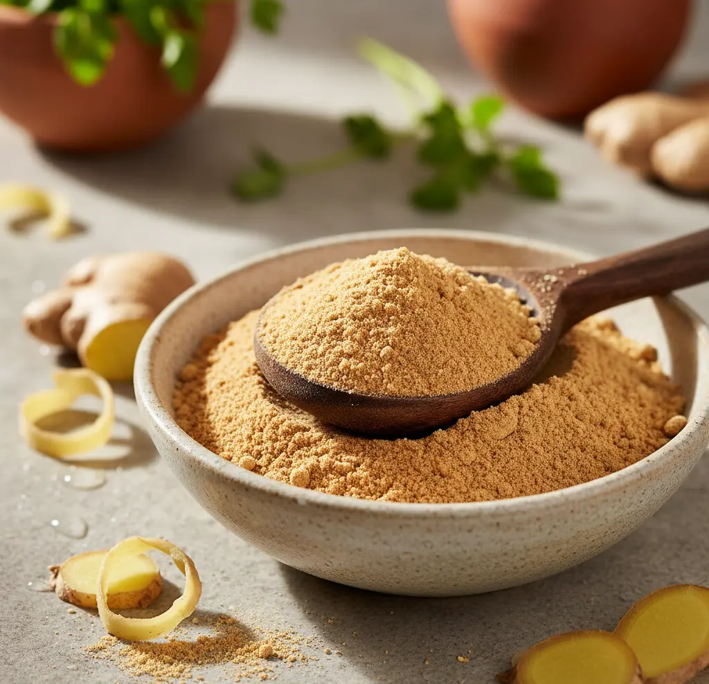 baby ginger powder, a healthy food product