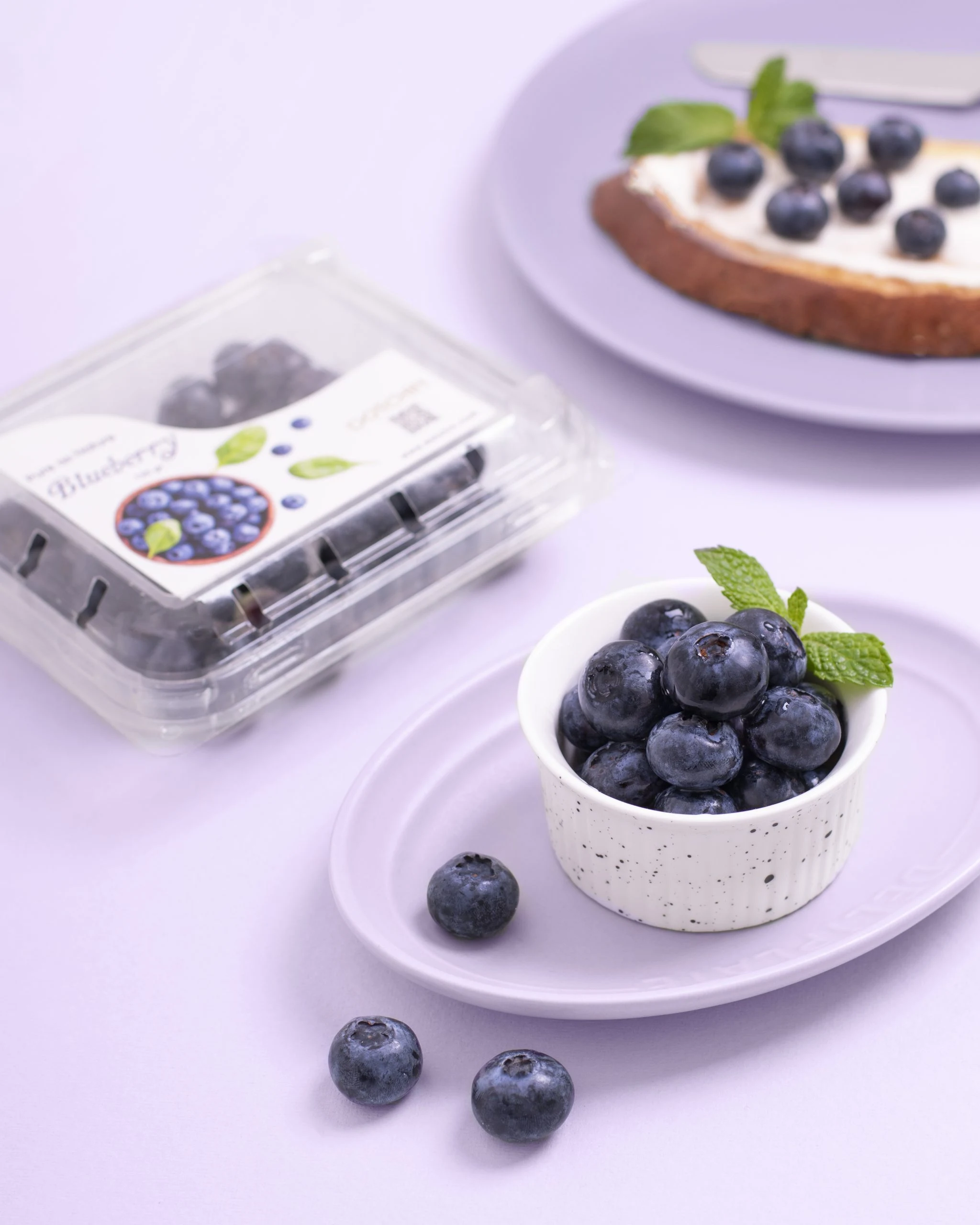 NITC's fresh blueberries served in different forms